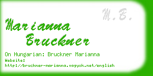 marianna bruckner business card